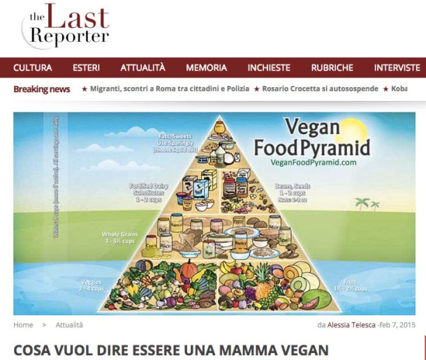 Essere una mamma vegan - The Last reporter